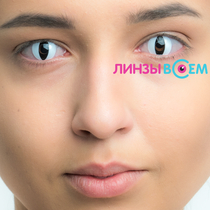 Карнавальные линзы EOS White Cat Фото